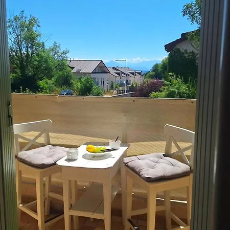 Apartamento Balcony With Alpine Views, Garage And Parking, Geneva 15 Min